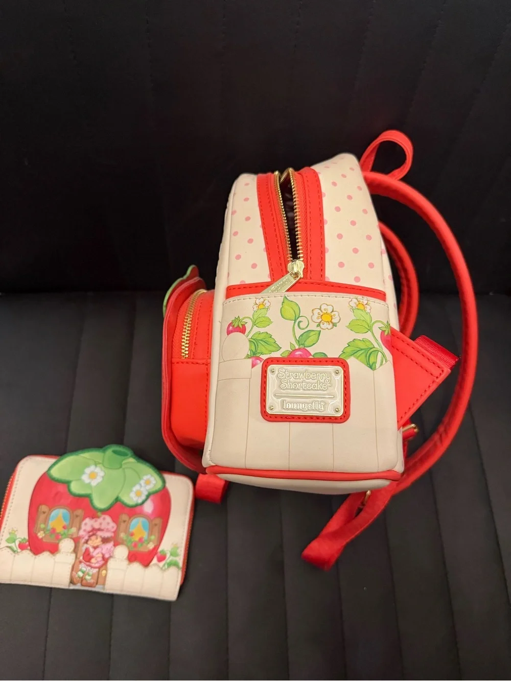 Strawberry Shortcake Mini Backpack with Wallet